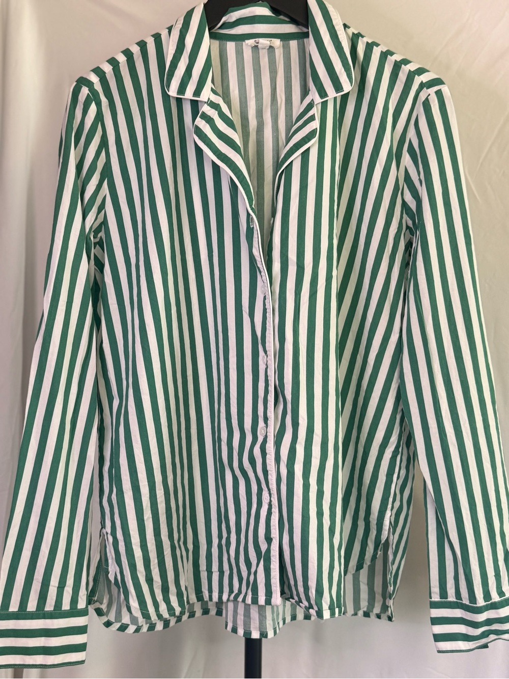 Splendid Green and White Striped Set - Picture 2 of 5